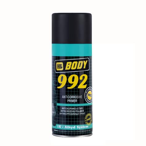 BODY / Спрей-грунт 992 алкидный черный  0,4л (6 шт)