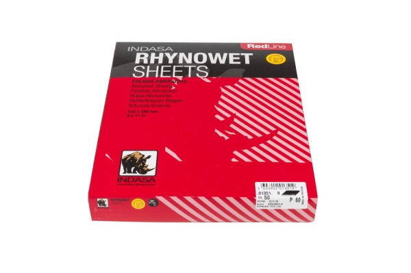 INDASA / RHYNOWET Лист (по мокрому) 230мм*280мм Р  60  арт.01351  (50шт)